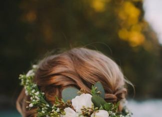 Wedding Hair With Flowers & jewels : updo wedding hairstyles with flowers – Deer Pearl Flowers / www.deerpearlflow……