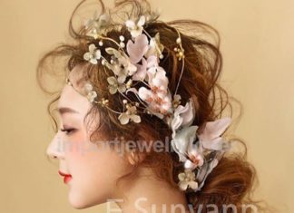 Wedding Hair With Flowers & jewels : Wedding Bridal Bride Flower Hair Clip Headdress Hair Style Beauty | eBay…