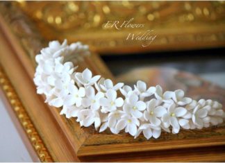 Wedding Hair With Flowers & jewels : Wedding. Bridal headpiece. Tocado de novia….