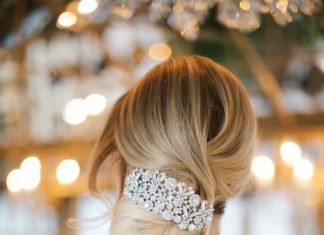 Wedding Hair With Flowers & jewels : Wedding Hair Inspiration: 12 Gorgeous Low Buns