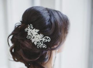 Wedding Hair With Flowers & jewels : wedding hairstyle: Elstile…