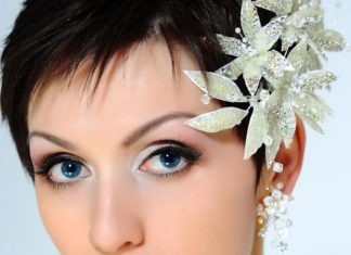 Wedding Hair With Flowers & jewels : Wedding HairStyles and Wedding Hair Accesories