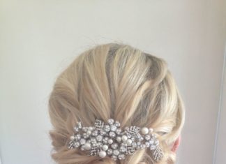 Wedding Hair With Flowers & jewels : wedding upstyles with veil – Google Search…