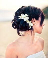 Wedding Hair With Flowers & jewels : Weddings | Hair Appeal – Beach worthy – #hairstyle #weddings…
