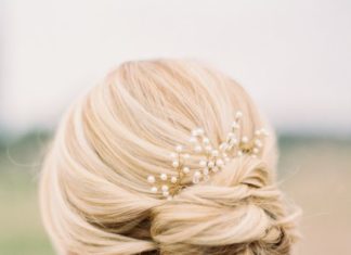 Wedding Hair With Flowers & jewels : Whimsical Spring Wedding Inspiration – Style Me Pretty…