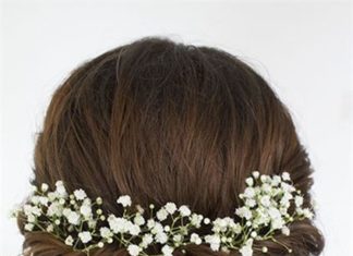 Wedding Hair With Flowers & jewels : soft romantic hair from Beautiful Brides Hair & Makeup…