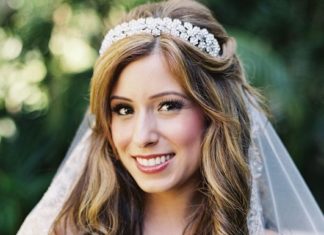 Wedding Hair With Flowers & jewels : Wedding hairstyle idea; Photographer: Michelle Warren Photography…
