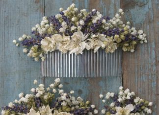 Wedding Hair With Flowers & jewels : baby's breath and lavendar head wreath – Google Search…