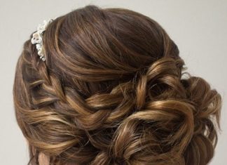 Wedding Hair With Flowers & jewels : wedding hairstyle idea; Via Hair and Make-up by Steph…