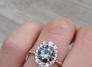 Engagement Rings & Wedding Rings : Grey Moissanite Engagement Rings To Obsess Over ~ Dark Grey Moissanite Engagemen…