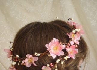 Wedding Hair With Flowers & jewels : …