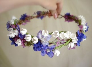 Wedding Hair With Flowers & jewels : Flower crown…