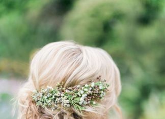 Wedding Hair With Flowers & jewels : /…