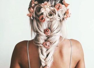 Wedding Hair With Flowers & jewels : …