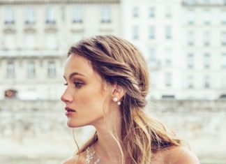 Trendy Wedding Dresses : Engagement Shoot | Sabrina Dahan | Katie Mitchell Photography | Bridal Musings W…