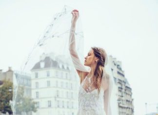 Trendy Wedding Dresses : Engagement Shoot | Sabrina Dahan | Katie Mitchell Photography | Bridal Musings W…