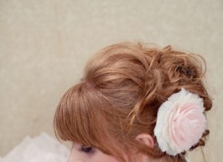 Wedding Hair With Flowers & jewels : …