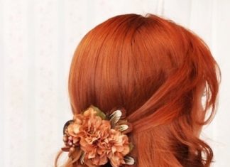 Wedding Hair With Flowers & jewels : …