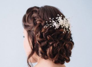 Wedding Hair With Flowers & jewels : …