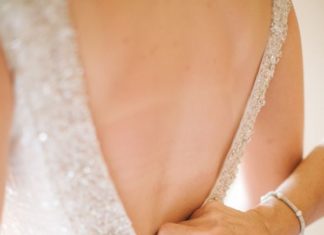 Beautiful Brand Wedding Dresses : Beaded Ronald Joyce wedding dress: www.stylemepretty… Photography: M and J – w…