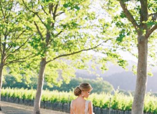 Beautiful Brand Wedding Dresses : Beaded scoop back wedding dress: www.stylemepretty… Photography: Jessica Burke…