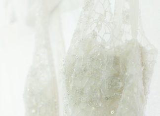 Beautiful Brand Wedding Dresses : Beaded wedding dress: www.stylemepretty… Photography: Brooke Beasley – brookeb…