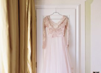 Beautiful Brand Wedding Dresses : Blush aline wedding gown: www.stylemepretty… Photography: Eric Kelley – ericke…