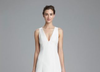 Beautiful Brand Wedding Dresses : Chic Amsale wedding dress: www.stylemepretty……