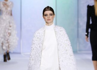 Beautiful Brand Wedding Dresses : Chic couture turtleneck wedding dress: www.stylemepretty……