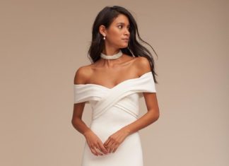 Beautiful Brand Wedding Dresses : Chic, sleek, and totally unique wedding dress: www.stylemepretty… #sponsored…