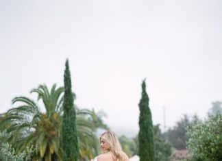 Beautiful Brand Wedding Dresses : Chic strapless Monique Lhuillier wedding dress: www.stylemepretty… Photography…