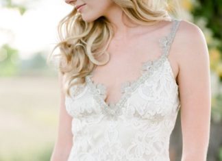Beautiful Brand Wedding Dresses : Elegant lace Claire Pettibone wedding dress: www.stylemepretty… Photography: T…