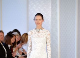 Beautiful Brand Wedding Dresses : Elegant lace Oscar de la Renta wedding dress: www.stylemepretty……