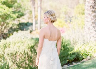 Beautiful Brand Wedding Dresses : Elegant lace strapless wedding dress: www.stylemepretty… Photography: Michael …
