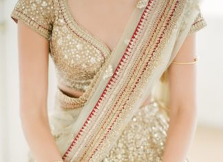 Beautiful Brand Wedding Dresses : Gold beaded wedding dress: www.stylemepretty… Photography: Twah Dougherty – tw…