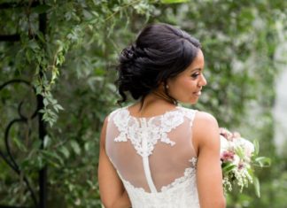 Beautiful Brand Wedding Dresses : Illusion back wedding dress: www.stylemepretty… Photography: The Omilo – theom…
