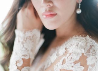 Beautiful Brand Wedding Dresses : Lace Ines di Santo wedding dress: www.stylemepretty… Photography: Vasia Han – …
