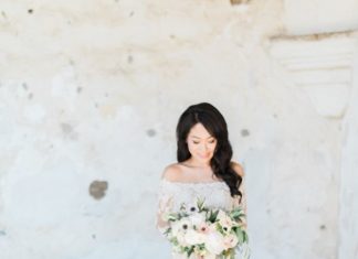 Beautiful Brand Wedding Dresses : Lace long sleeve off-the-shoulder wedding dress: www.stylemepretty……