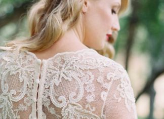 Beautiful Brand Wedding Dresses : Perfect lace JLM. Couture wedding dress: www.stylemepretty… Photography: Sara …