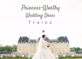 Beautiful Brand Wedding Dresses : Princess-worthy wedding dress trains! www.stylemepretty… Photography: Greg Fin…