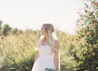 Beautiful Brand Wedding Dresses : Romantic Alfred Angelo A-line wedding dress: www.stylemepretty… Photography: S…