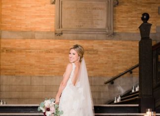 Beautiful Brand Wedding Dresses : Scoop backless lace Monique Lhuillier wedding dress: www.stylemepretty… Photog…
