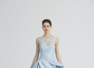 Beautiful Brand Wedding Dresses : Something blue wedding dress: Photography: Courtesy Kenneth Pool – kennethpool.c…