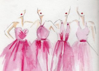 Beautiful Brand Wedding Dresses : Style Me Pretty Weddington Way bridesmaids dresses launch! Illustration : Lucy B…