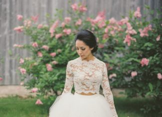 Beautiful Brand Wedding Dresses : Two piece wedding dresses are making an appearance! You want your wedding dress …