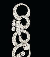 Best Diamond Bracelets : A diamond bracelet composed of a graduated series of openwork scrolls pavé-set …