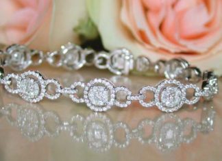 Best Diamond Bracelets : Beautiful Diamond Pendant, 4,12 cts. g-si/vsi, WG-18K – Find out: schmucktraeume…