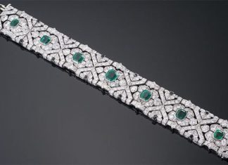 Best Diamond Bracelets : Best Diamond Bracelets : Art Deco Emerald, Diamond and Black Enamel Bracelet …