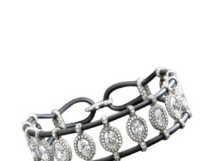 Best Diamond Bracelets : Diamond Rubber Bracelet | Sotheby's Diamonds…