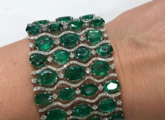 Best Diamond Bracelets : Emeralds Bracelet www.allthingsvogu……